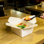 [450 ct] Paper Take-Out Boxes | #1 | 30 oz | White