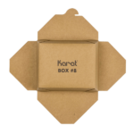 [300 ct] Paper Take-Out Boxes | #8 | 48 oz | Kraft - Image 5