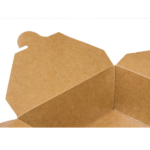 [300 ct] Paper Take-Out Boxes | #8 | 48 oz | Kraft - Image 6