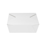 [300 ct] Paper Take-Out Boxes | #8 | 48 oz | White - Image 2