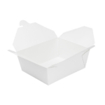 [300 ct] Paper Take-Out Boxes | #8 | 48 oz | White - Image 12