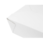 [300 ct] Paper Take-Out Boxes | #8 | 48 oz | White - Image 6