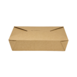 [200 ct] Paper Take-Out Boxes | #2 | 54 oz | Kraft - Image 2