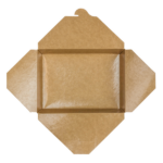 [200 ct] Paper Take-Out Boxes | #2 | 54 oz | Kraft - Image 3