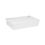 [200 ct] Paper Take-Out Boxes | #2 | 54 oz | White - Image 2