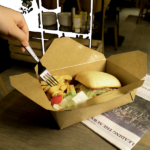 [200 ct] Paper Take-Out Boxes | #3 | 76 oz | Kraft