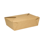 [200 ct] Paper Take-Out Boxes | #3 | 76 oz | Kraft - Image 3