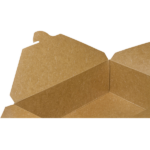 [200 ct] Paper Take-Out Boxes | #3 | 76 oz | Kraft - Image 7