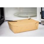 [200 ct] Paper Take-Out Boxes | #3 | 76 oz | Kraft - Image 10