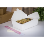 [200 ct] Paper Take-Out Boxes | #3 | 76 oz | White - Image 11