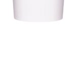 [500 ct] 10/12 oz Gourmet Paper Food Container | White | 96 mm - Image 9