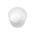 [500 ct] 10/12 oz Gourmet Paper Food Container | White | 96 mm - Image 11