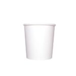 [500 ct] 16 oz Gourmet Paper Food Container | White | 96 mm - Image 3