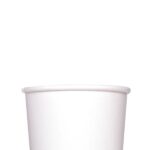 [500 ct] 16 oz Gourmet Paper Food Container | White | 96 mm - Image 2
