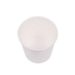[500 ct] 16 oz Gourmet Paper Food Container | White | 96 mm - Image 7