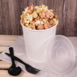 [500 ct] 32 oz Gourmet Paper Food Container | White | 115 mm