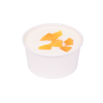 [500 ct] 6 oz Gourmet Paper Food Container | White | 96 mm - Image 9