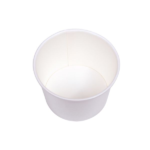 [1,000 ct] 8 oz Gourmet Paper Food Container | White | 96 mm - Image 4