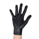 [1,000 ct] Synthetic Vinyl Gloves | Latex-Free | Powder-Free | Black | Medium - Image 3