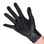 [1,000 ct] Synthetic Vinyl Gloves | Latex-Free | Powder-Free | Black | X-Large - Image 2