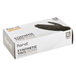 [1,000 ct] Synthetic Vinyl Gloves | Latex-Free | Powder-Free | Black | X-Large - Image 4