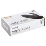 [1,000 ct] Vinyl Gloves | Latex-Free | Powder-Free | Black | Small - Image 3