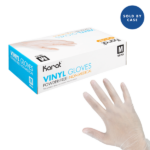 [1,000 ct] Vinyl Gloves | Latex-Free | Powder-Free | Clear | Medium