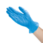 [1,000 ct] Vinyl Gloves | Latex-Free | Powder-Free | Blue | Large - Image 2