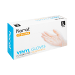 [1,000 ct] Vinyl Gloves | Latex-Free | Powder-Free | Clear | Large - Image 3
