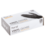 [1,000 ct] Vinyl Gloves | Latex-Free | Powder-Free | Black | Large - Image 3