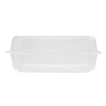 [200 ct] 9'' x 9'' Hinged Food Containers | PET | Clear - Image 8