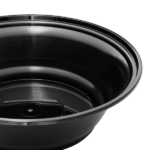 [300 ct] 22 oz Disposable Bowls | Black | Injection Molded PP | 179 mm - Image 5