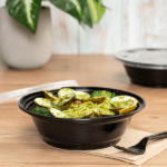 [300 ct] 22 oz Disposable Bowls | Black | Injection Molded PP | 179 mm