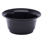 [300 ct] 36 oz Disposable Bowls | Black | Injection Molded PP | 179 mm - Image 4