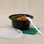 [300 ct] 36 oz Disposable Bowls | Black | Injection Molded PP | 179 mm