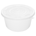 [300 ct] 48 oz Disposable Bowls | White | Injection Molded PP | 179 mm - Image 8