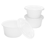 [300 ct] 48 oz Disposable Bowls | White | Injection Molded PP | 179 mm - Image 9