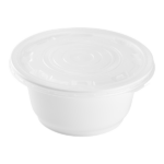 [300 ct] Disposable Bowl Lids | For 22-48 oz Injection Molded Bowls | 179 mm | Clear - Image 2