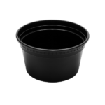 [240 sets] 12 oz Deli Containers with Lids | Injection Molded PP | Black - Image 6