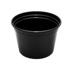 [240 sets] 16 oz Deli Containers with Lids | Injection Molded PP | Black - Image 8