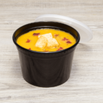 [240 sets] 16 oz Deli Containers with Lids | Injection Molded PP | Black - Image 3