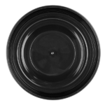 [240 sets] 8 oz Deli Containers with Lids | Injection Molded PP | Black - Image 10