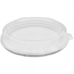 [200 ct] 9" Disposable Dome Lids for Molded Fiber Plates | PET - Image 3