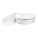[270 ct] 48 oz Paper Short Bucket Lids (203 mm) - Image 2
