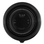 [150 ct] 48 oz PP Round Microwaveable Container, Black - Image 3