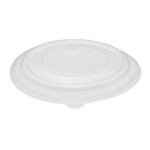 [150 ct] PP Lid for 32 & 48 oz PP Round Microwaveable Container, Translucent - Image 2
