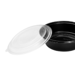 [150 ct] PP Lid for 32 & 48 oz PP Round Microwaveable Container, Translucent