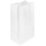 [500 ct] 20 lb Paper Bag, White - Image 4