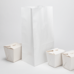 [500 ct] 20 lb Paper Bag, White