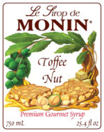 Monin Toffee Nut Syrup - Bottle (750mL) - Image 2